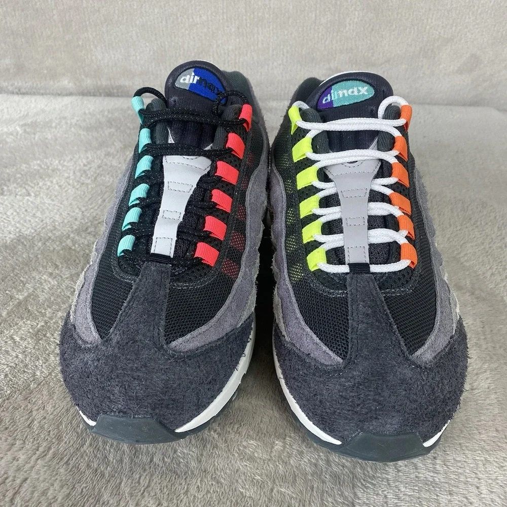 Nike Air Max 95 Big Bubble OG Greedy Mens Shoes Size 10.5 Gray Suede IU2636-300